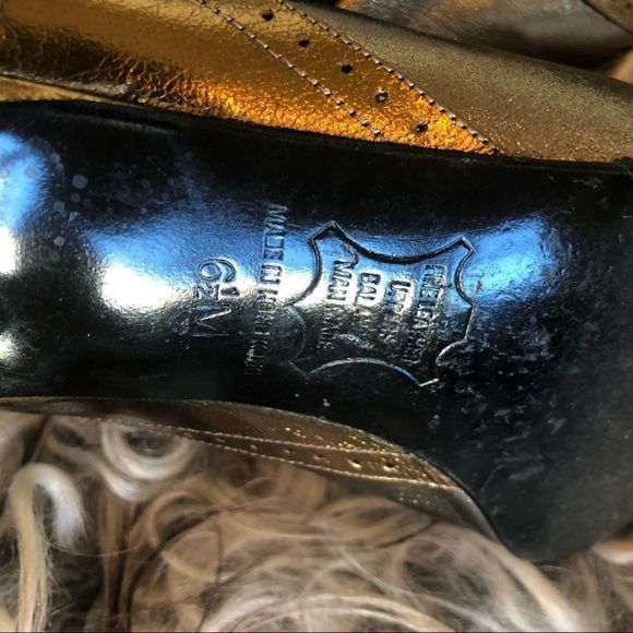 Vintage metallic pumps - Picture 4 of 6